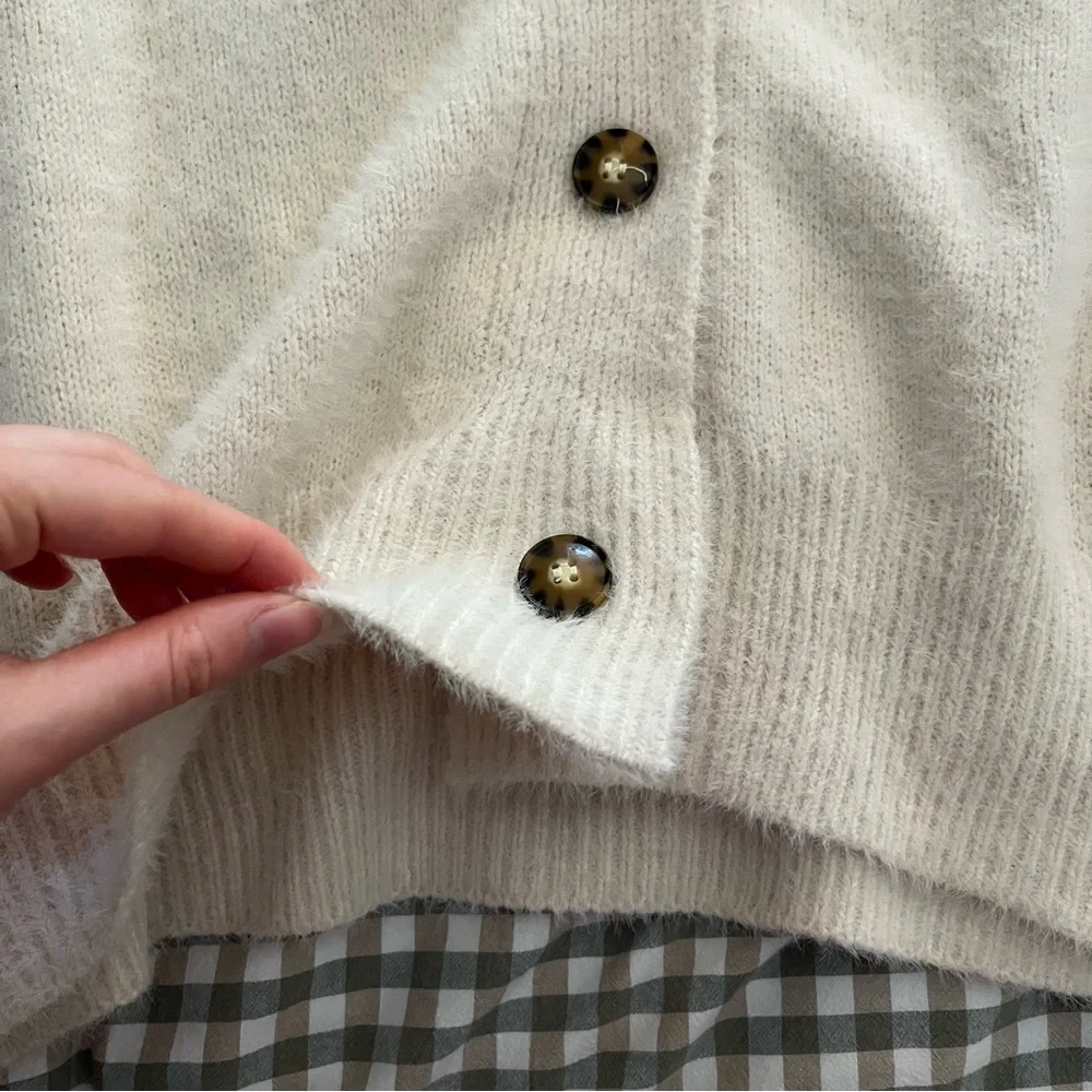 Fuzzy Cardigan - Picture 7 of 13
